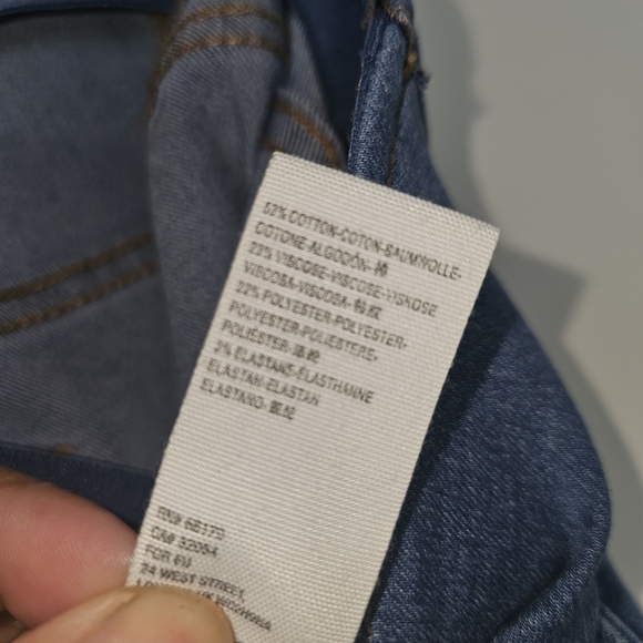 Free People Flare Penny Pull On Denim Jeans Blue Size 30 - Picture 8 of 12